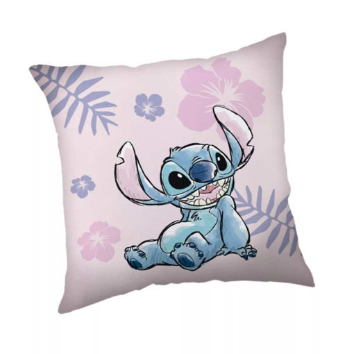 Picture of STITCH PINK CUSHION 35X35CM
